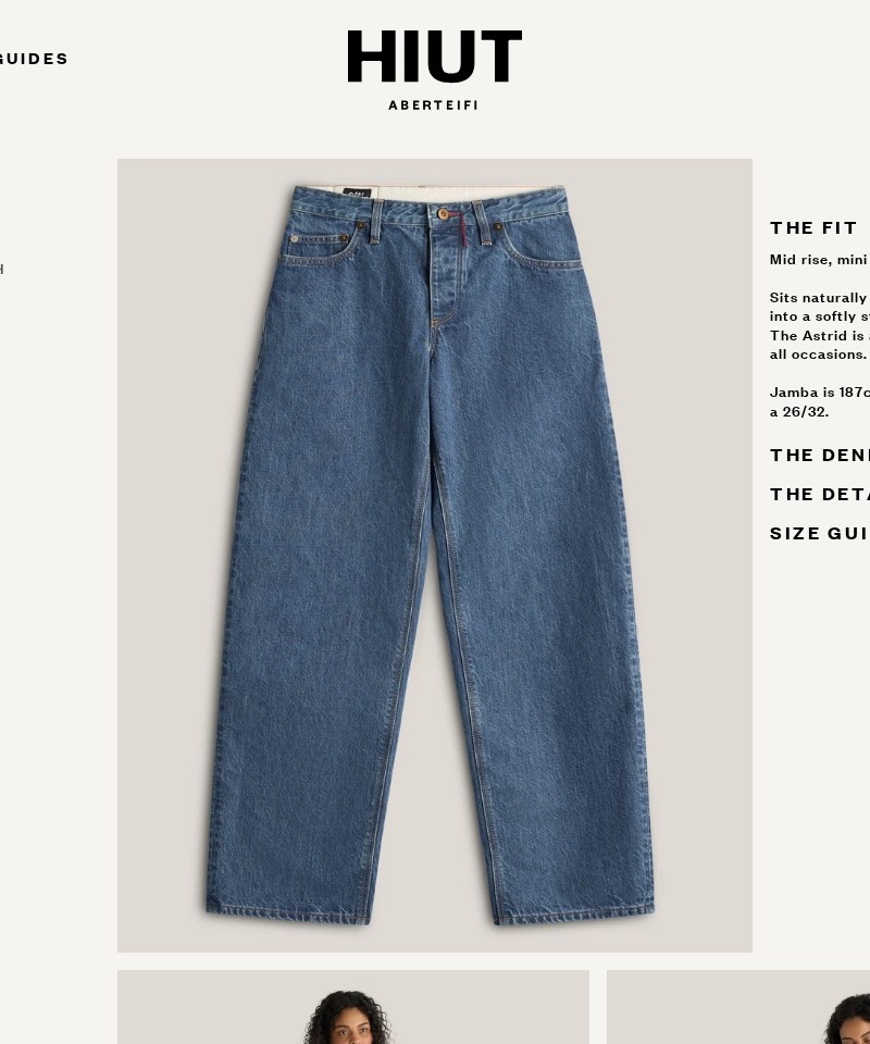 Hiut Denim product page
