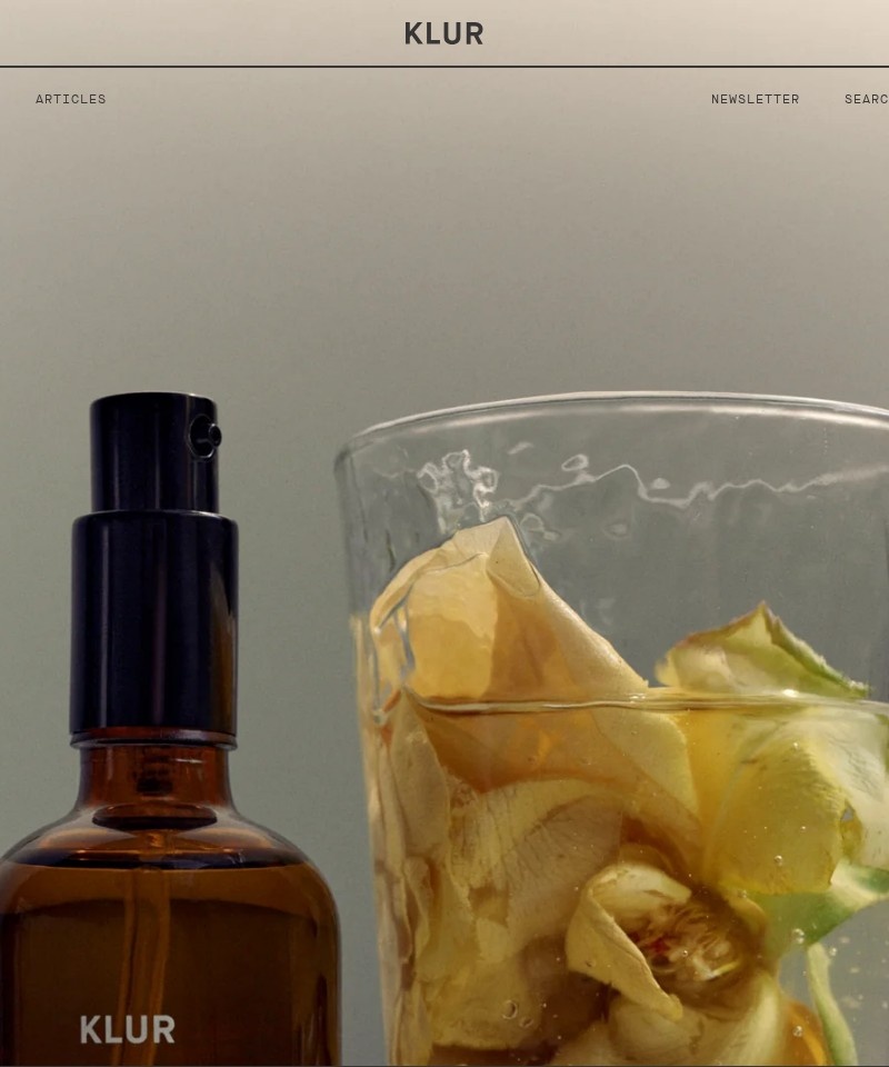 Klur homepage