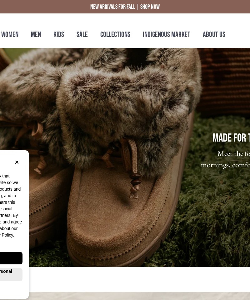 Manitobah homepage